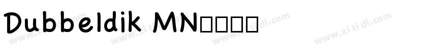 Dubbeldik MN字体转换